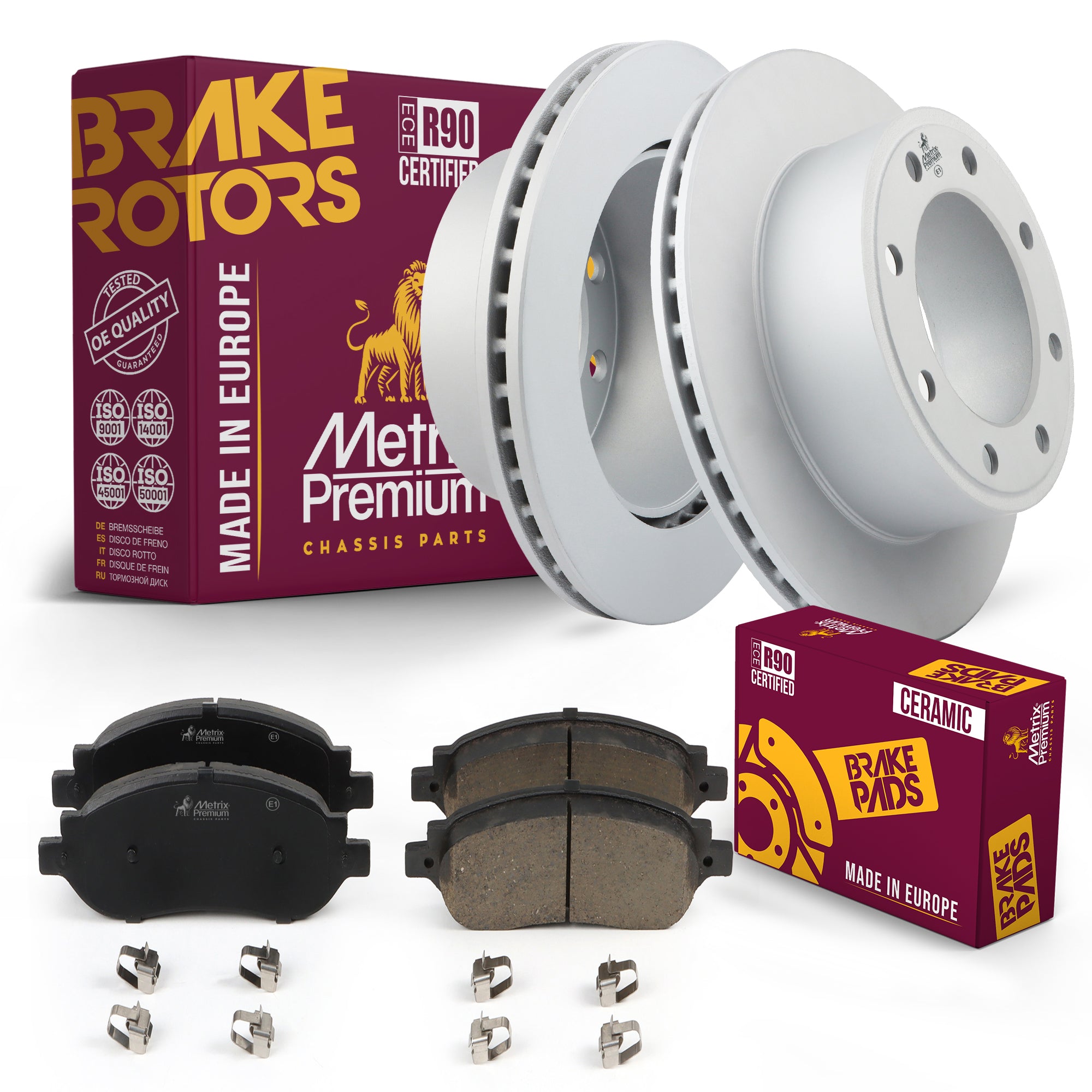 Metrix Premium Rear Brake Kit 95729MT OEM fit auto parts