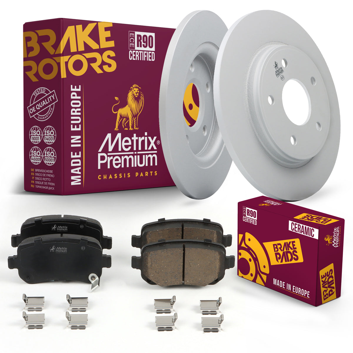 Metrix Premium Rear Brake Kit 95733MT OEM fit auto parts