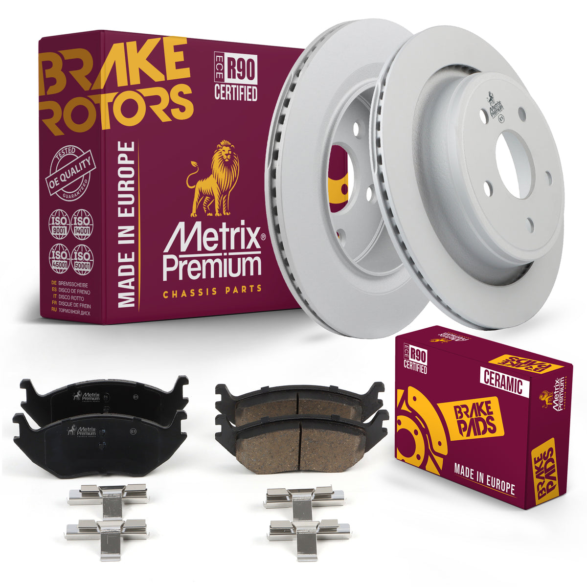 Metrix Premium Rear Brake Kit 95735MT OEM fit auto parts