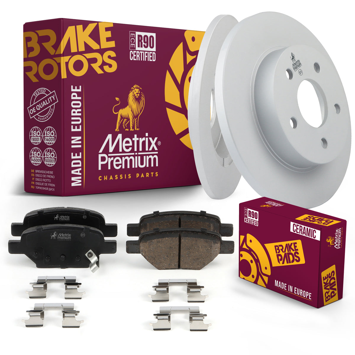 Metrix Premium Rear Brake Kit 95737MT OEM fit auto parts