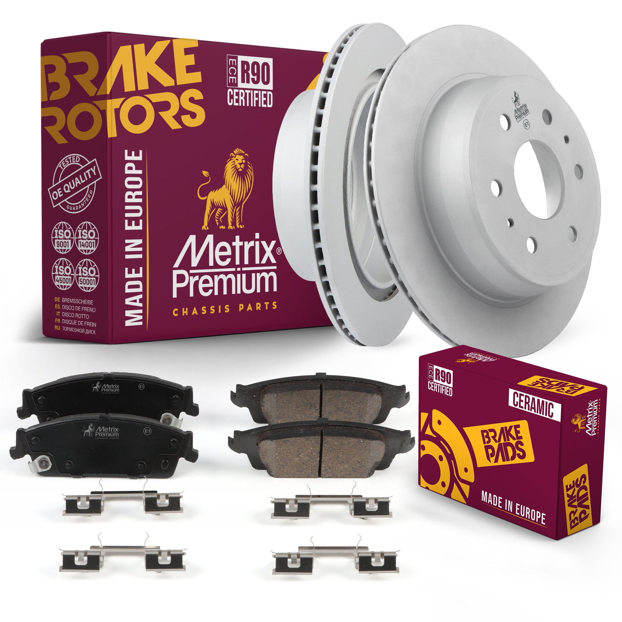 Metrix Premium Rear Brake Kit 95740MT OEM fit auto parts