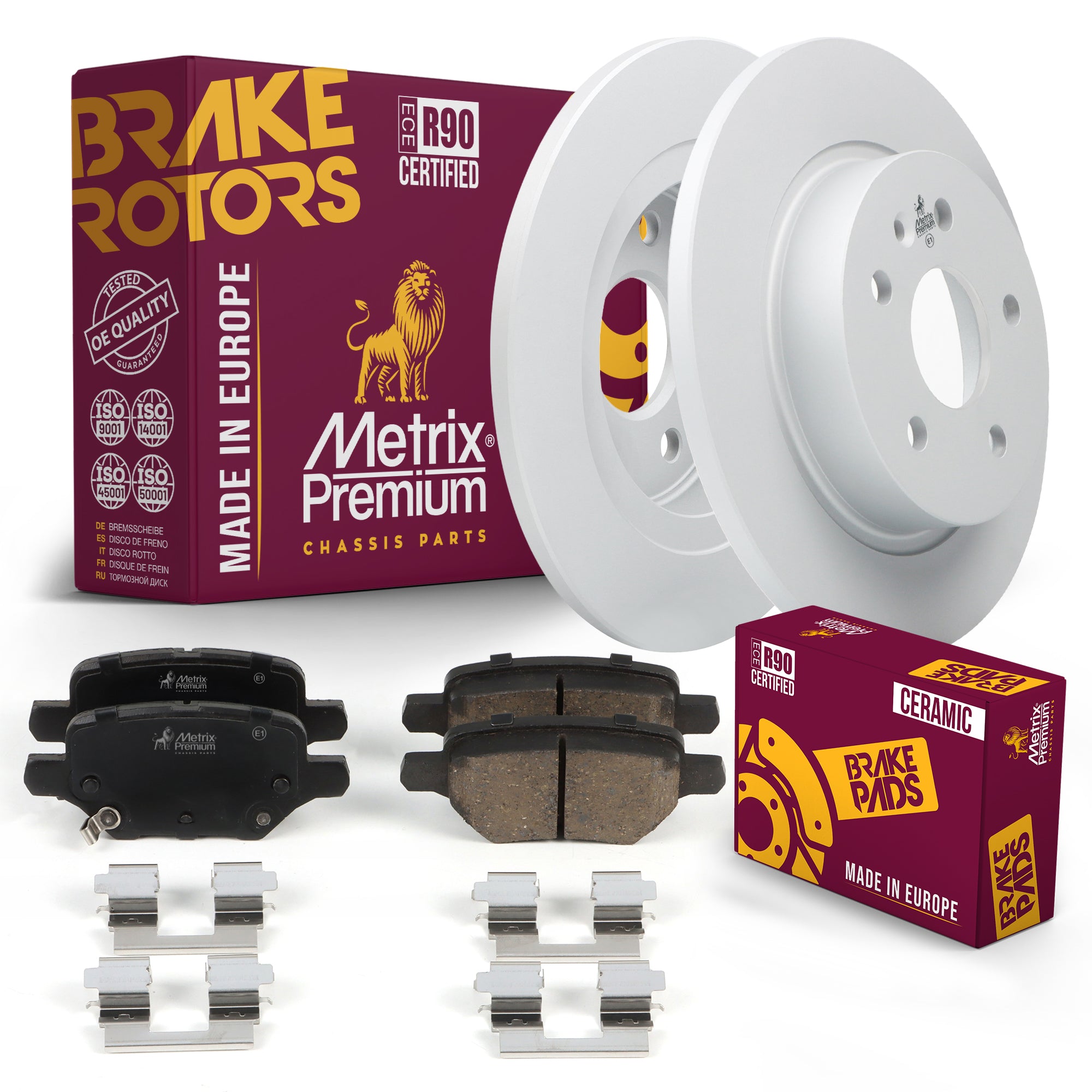Metrix Premium Rear Brake Kit 95742MT OEM fit auto parts