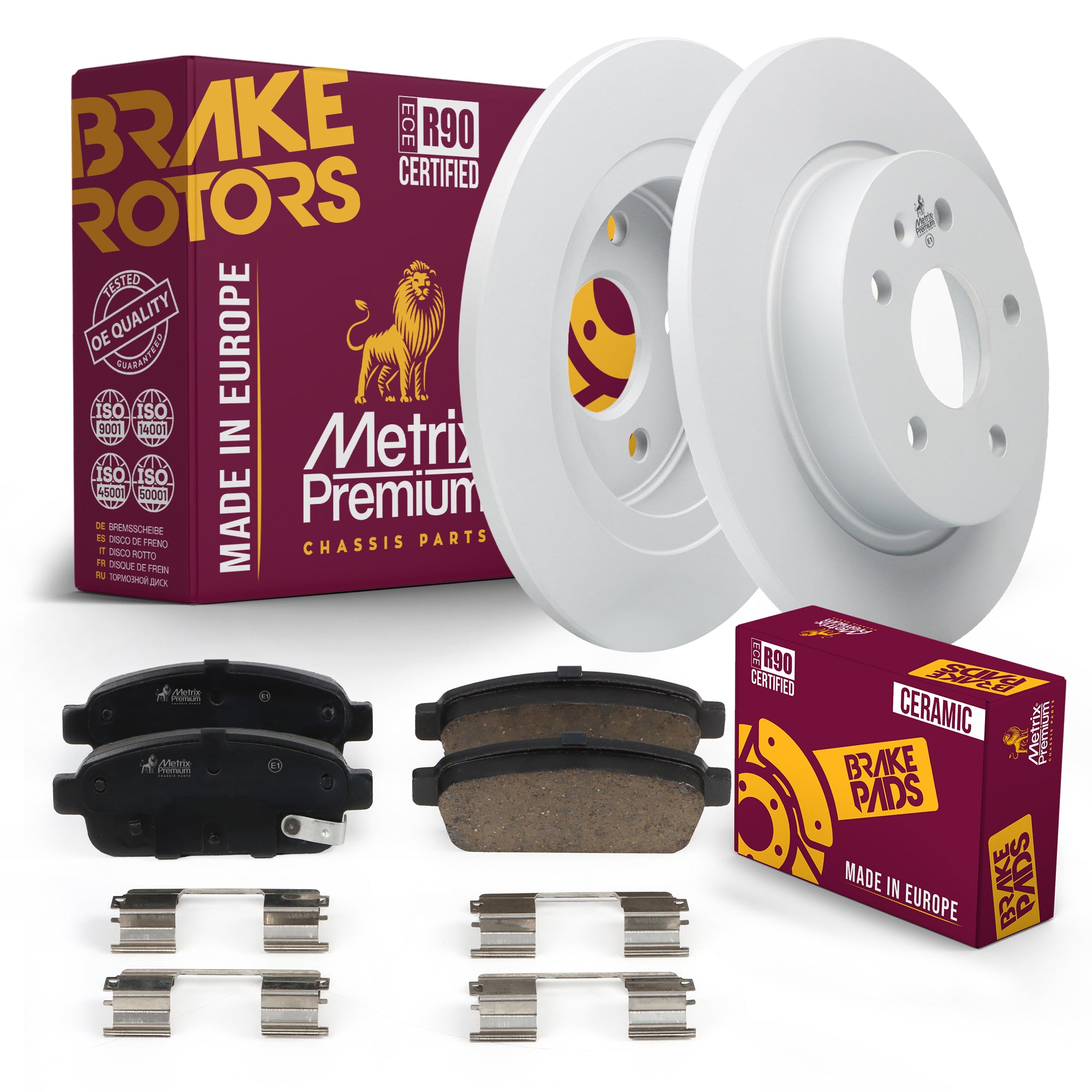 Metrix Premium Rear Brake Kit 95743MT OEM fit auto parts