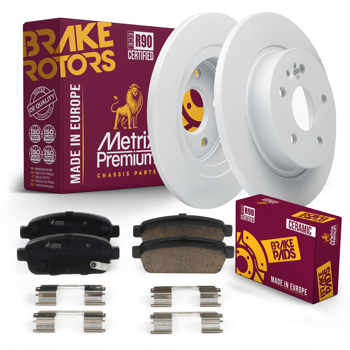 Metrix Premium Rear Brake Kit 95743MT OEM fit auto parts