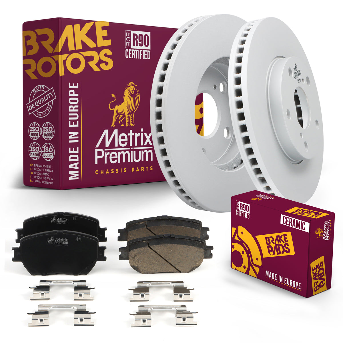 Metrix Premium Front Brake Kit 95744MT OEM fit auto parts