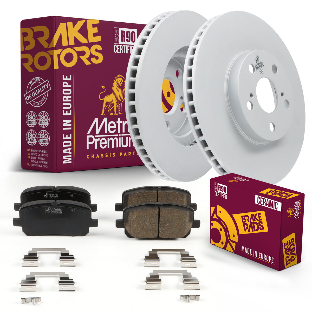 Metrix Premium Front Brake Kit 95745MT OEM fit auto parts