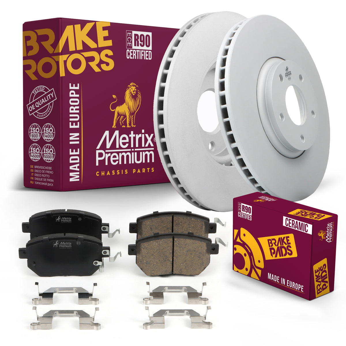 Metrix Premium Front Brake Kit 95748MT OEM fit auto parts