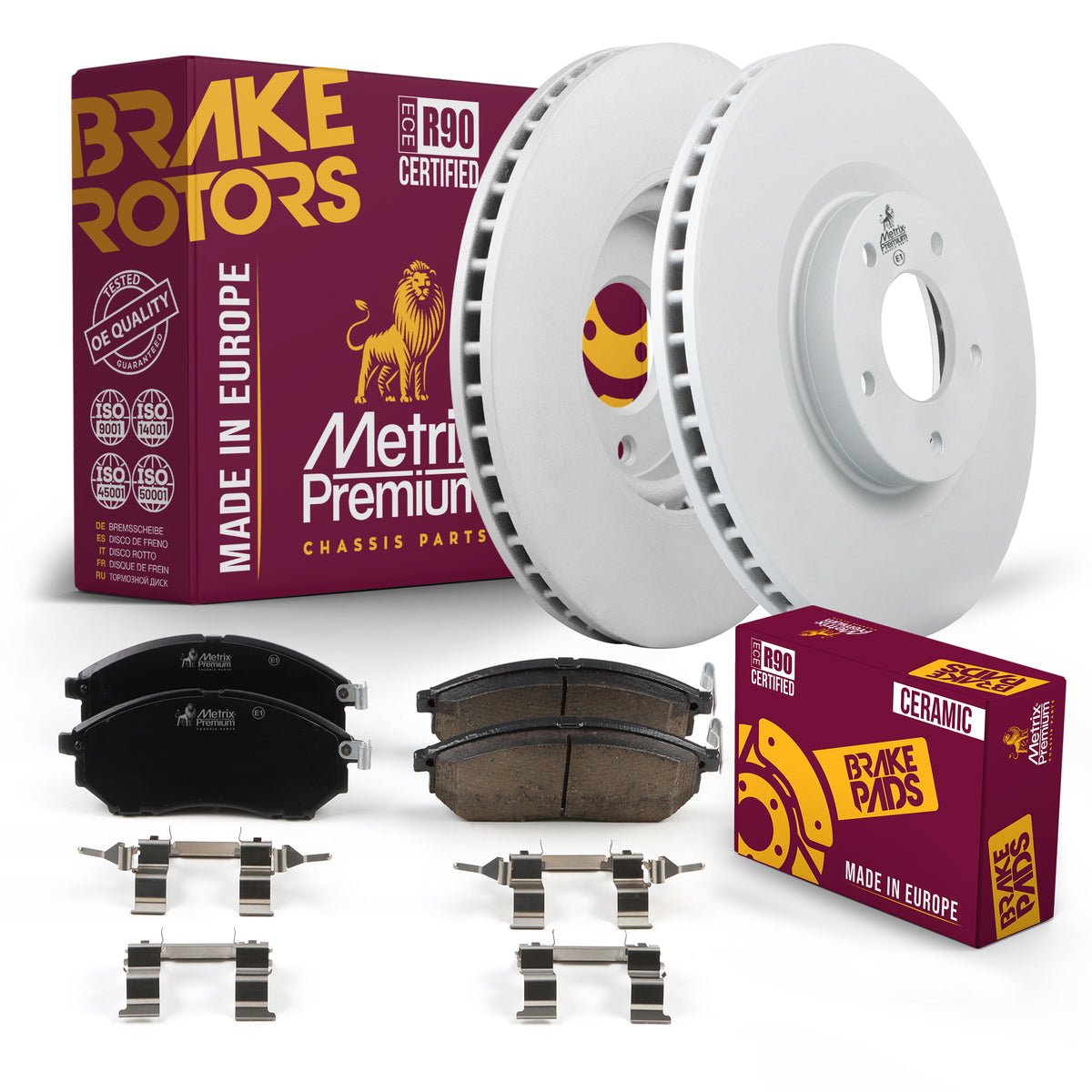Metrix Premium Front Brake Kit 95750MT OEM fit auto parts
