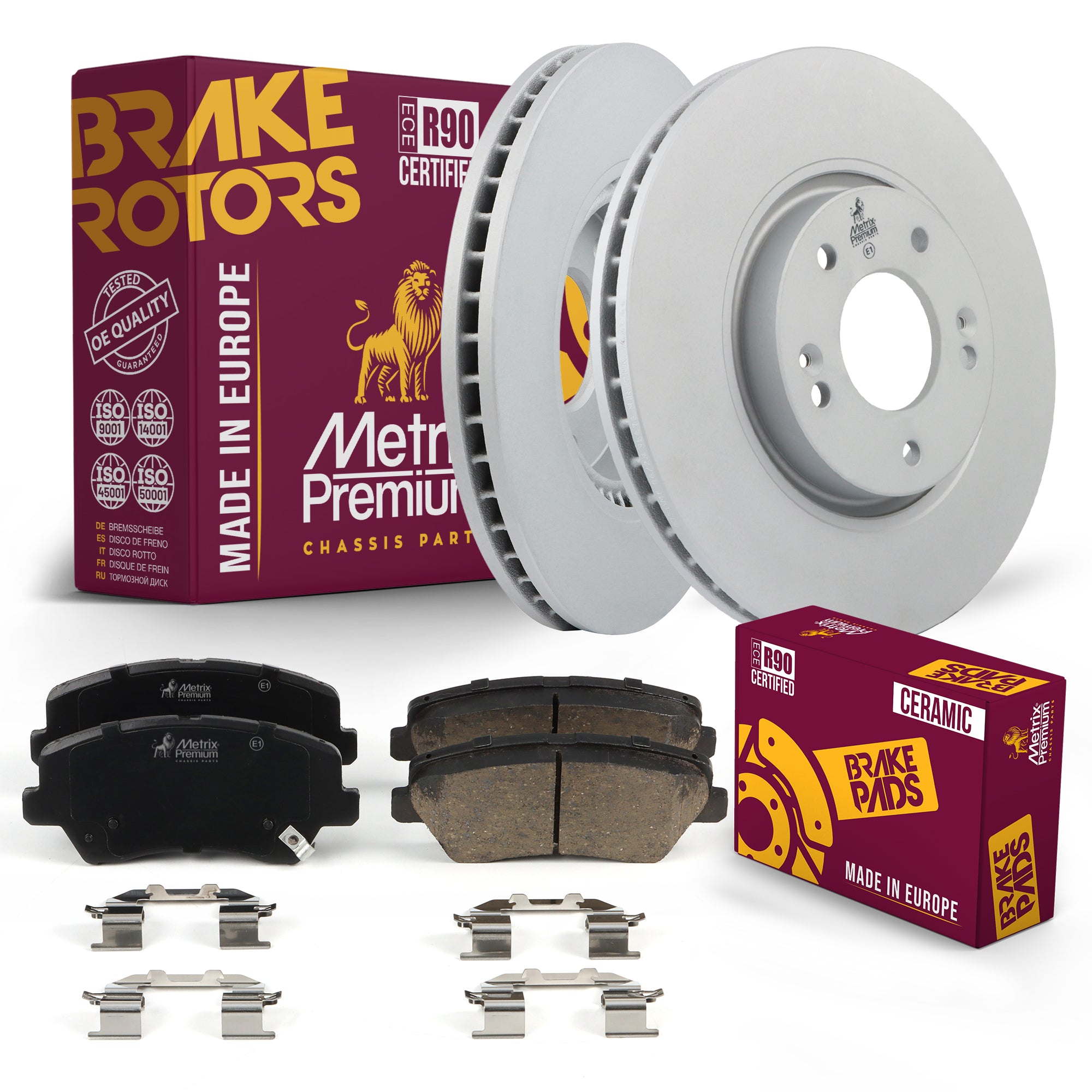 Metrix Premium Front Brake Kit 95751MT OEM fit auto parts