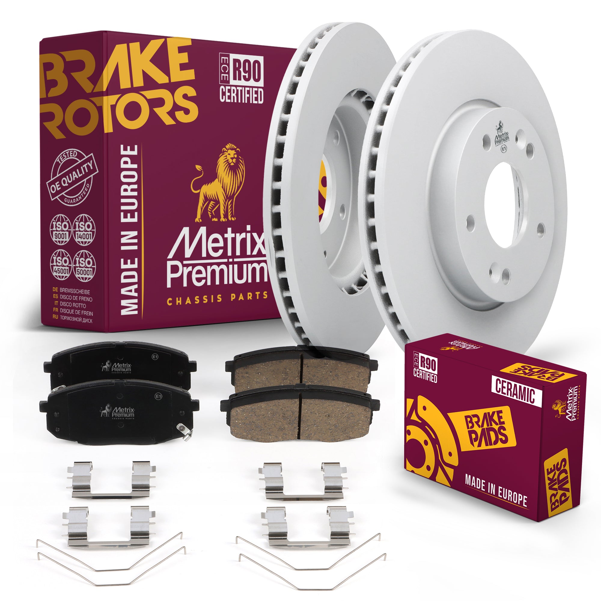 Metrix Premium Front Brake Kit 95753MT OEM fit auto parts