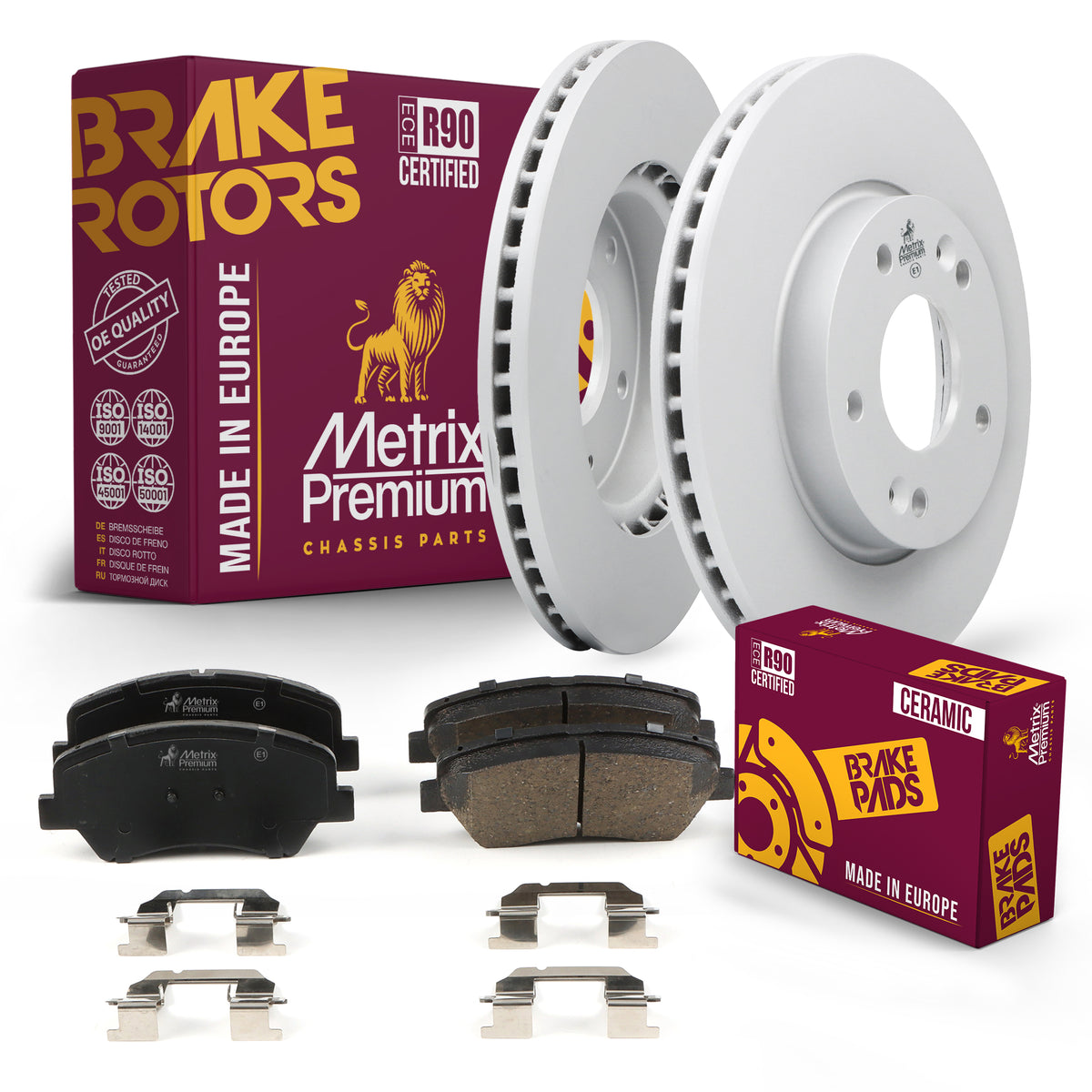 Metrix Premium Front Brake Kit 95754MT OEM fit auto parts