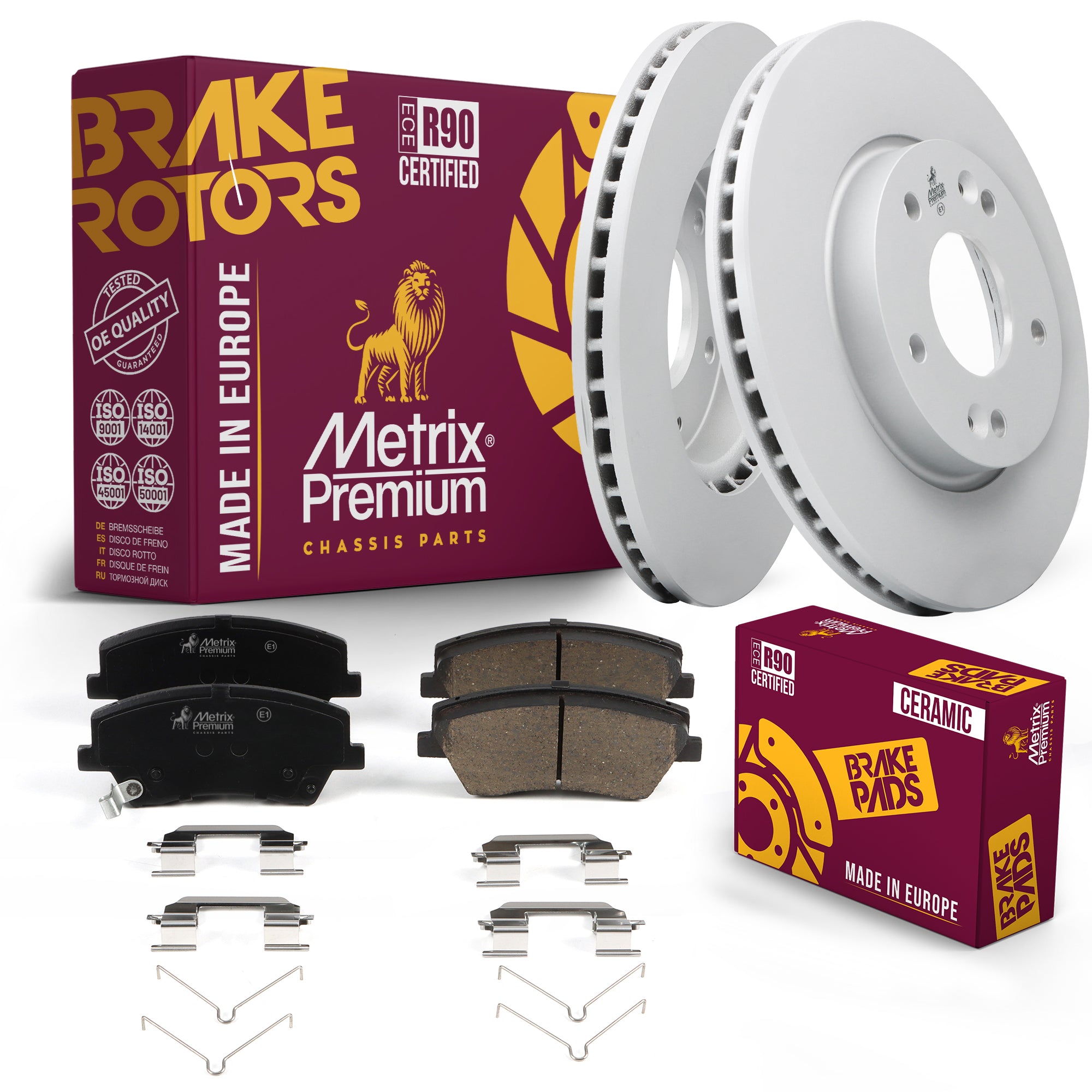 Metrix Premium Front Brake Kit 95755MT OEM fit auto parts
