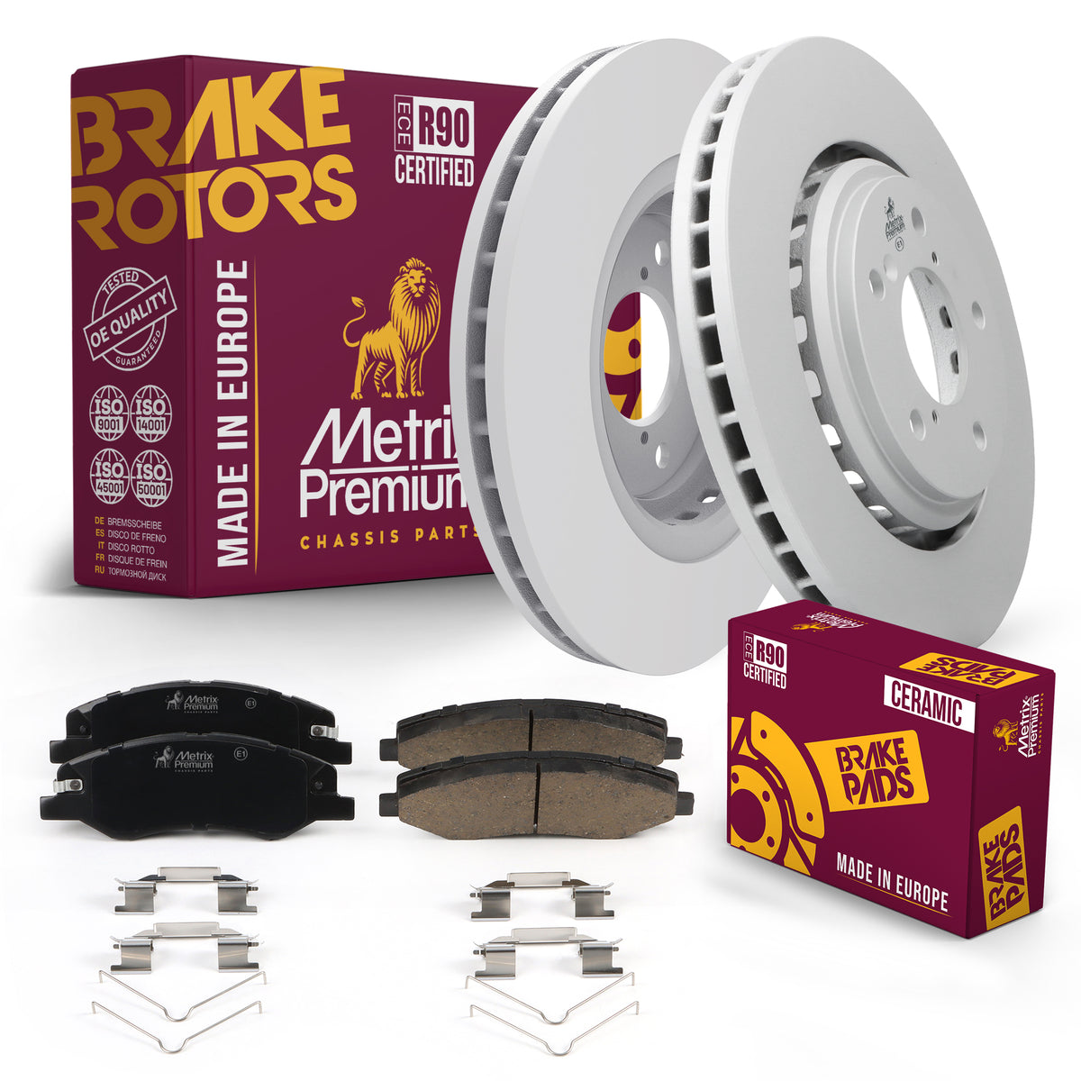 Metrix Premium Front Brake Kit 95756MT OEM fit auto parts
