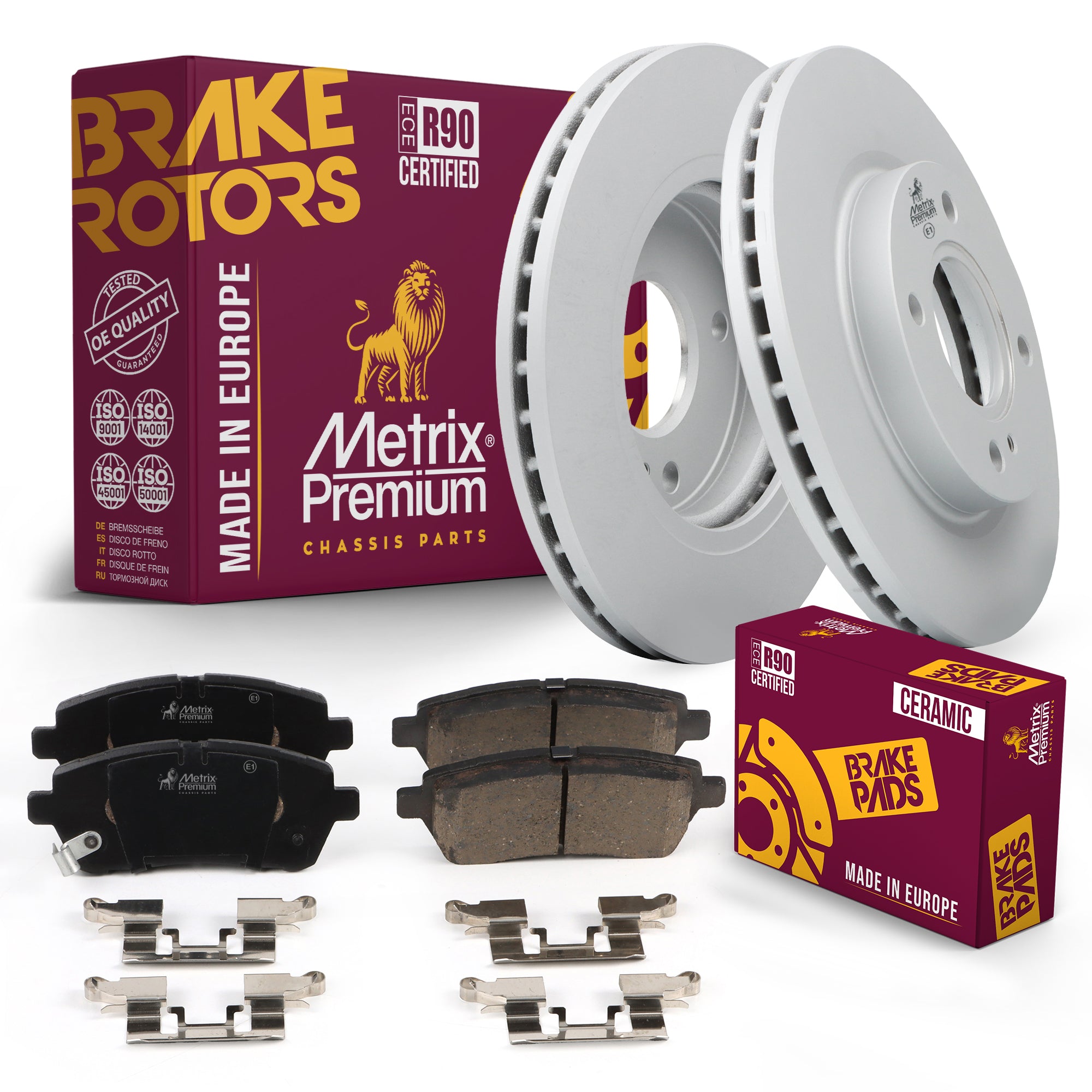 Metrix Premium Front Brake Kit 95758MT OEM fit auto parts
