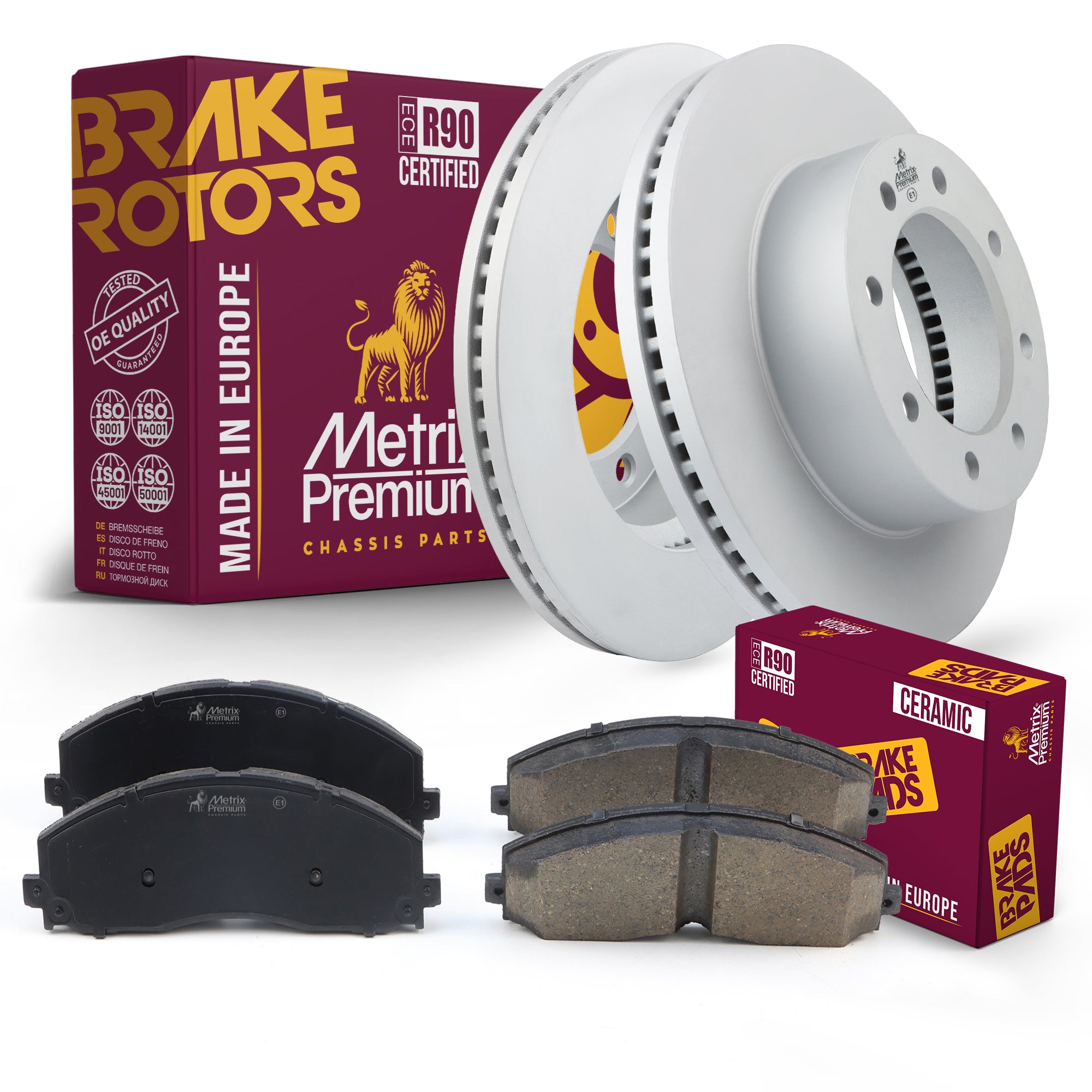 Metrix Premium Front Brake Kit 95759MT OEM fit auto parts