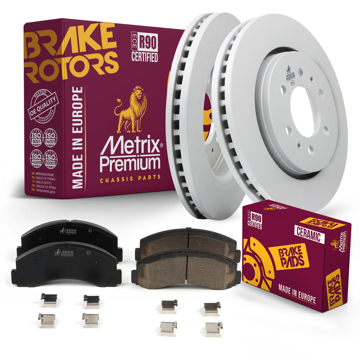 Metrix Premium Front Brake Kit 95761MT OEM fit auto parts