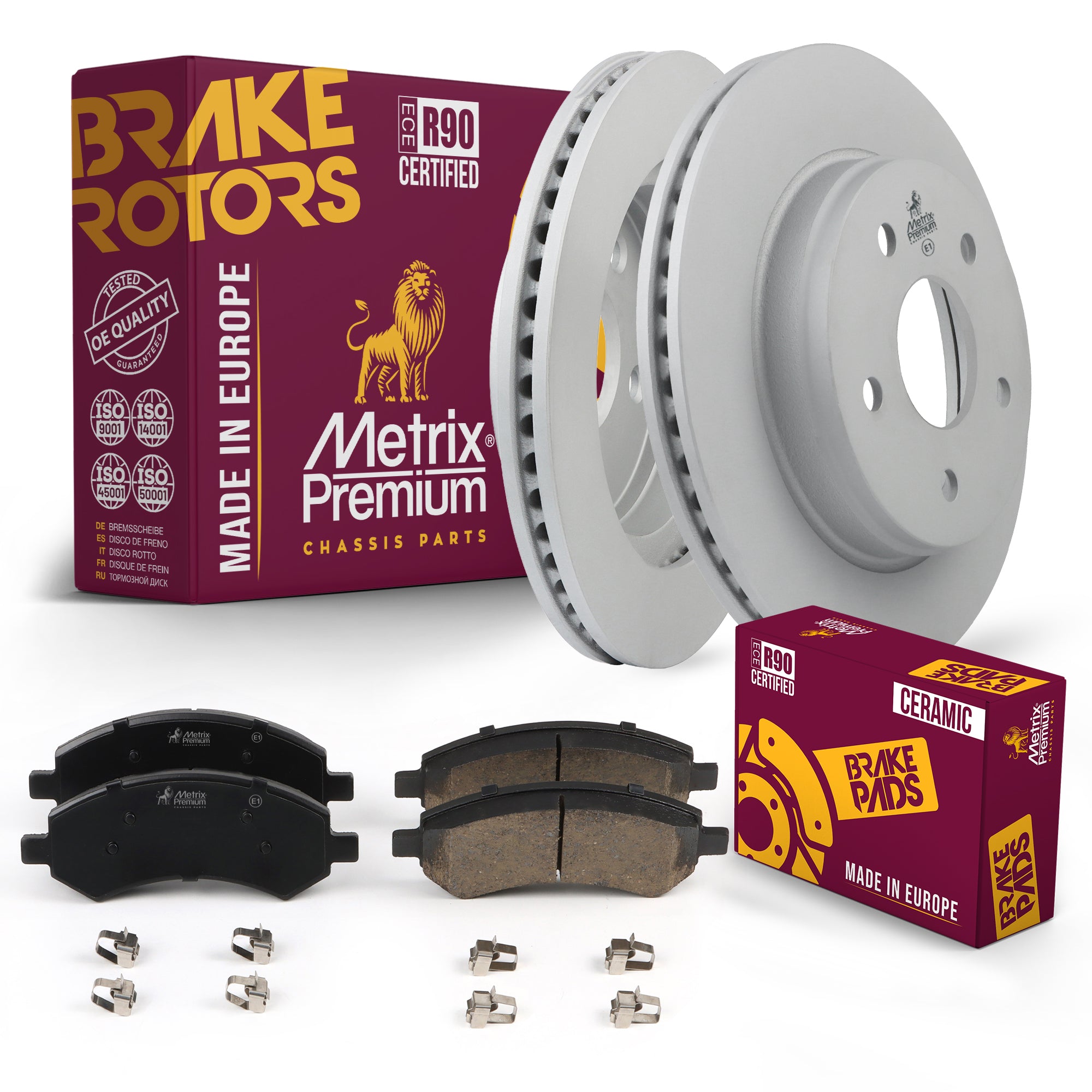 Metrix Premium Front Brake Kit 95765MT OEM fit auto parts