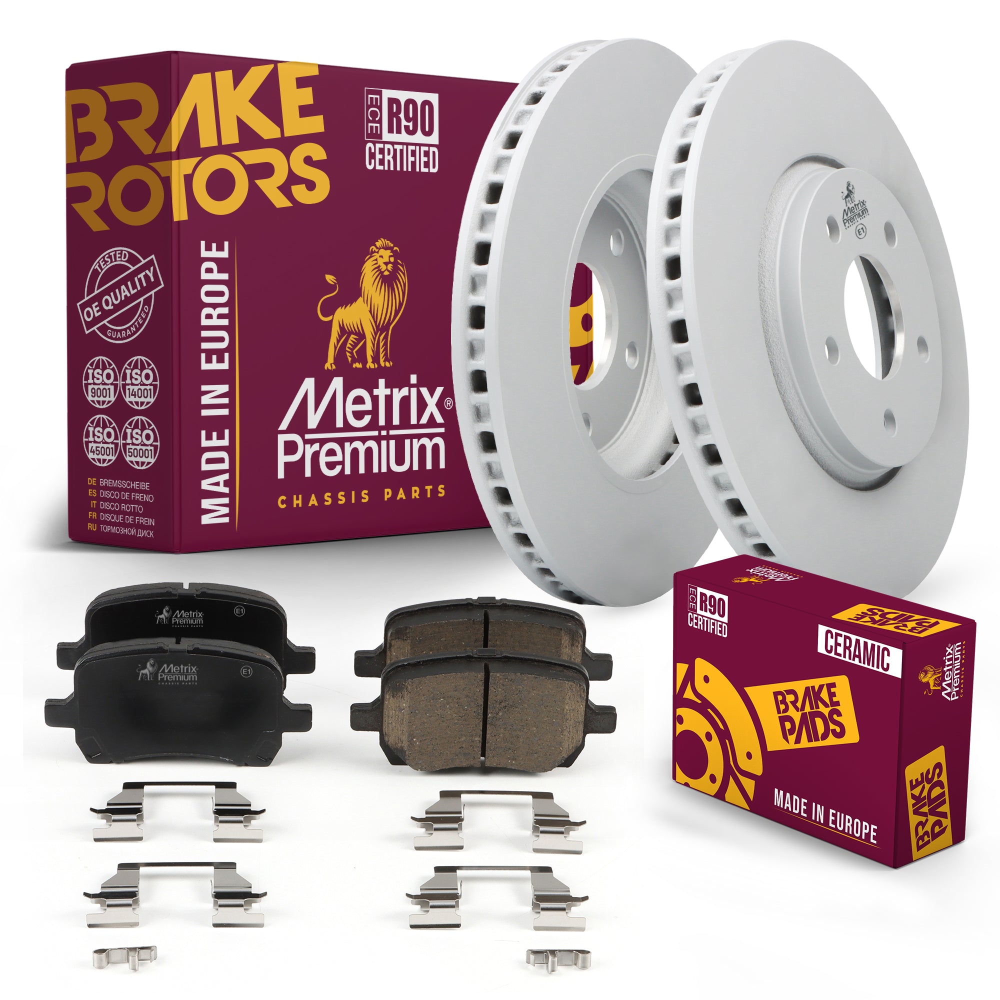 Metrix Premium Front Brake Kit 95768MT OEM fit auto parts