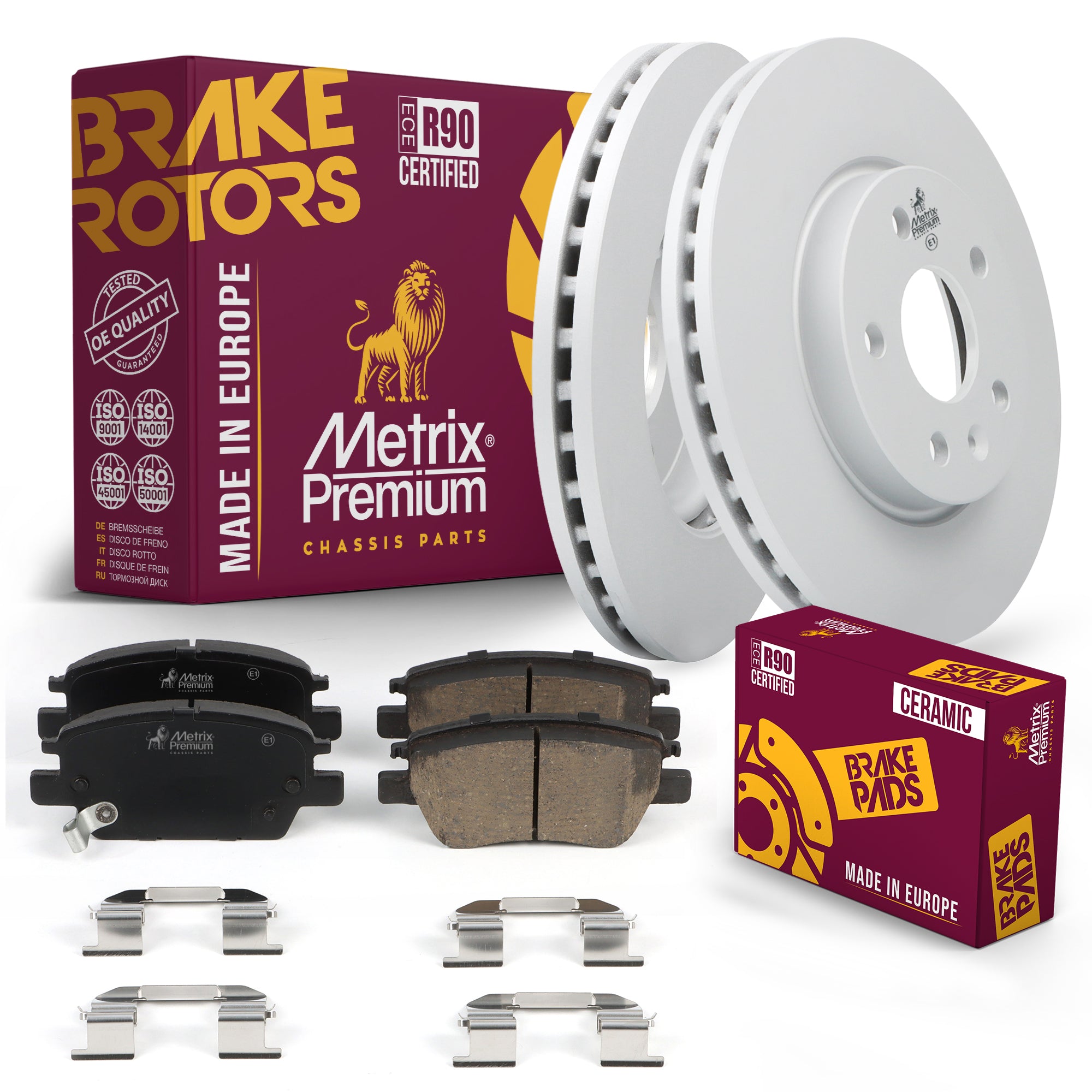 Metrix Premium Front Brake Kit 95769MT OEM fit auto parts