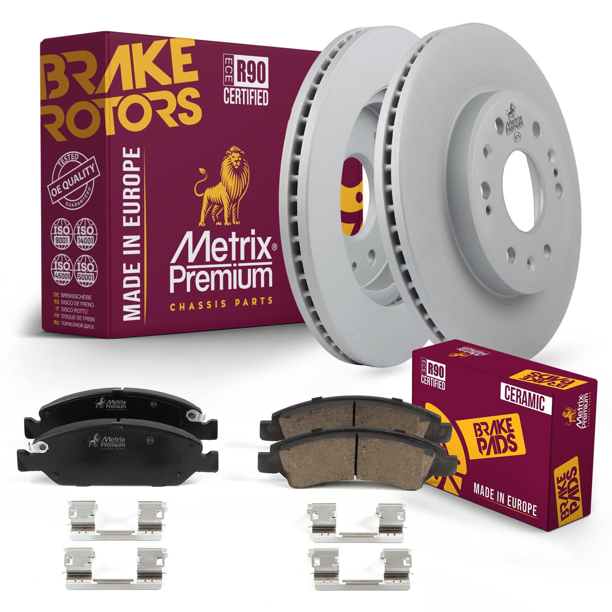 Metrix Premium Front Brake Kit 95770MT OEM fit auto parts