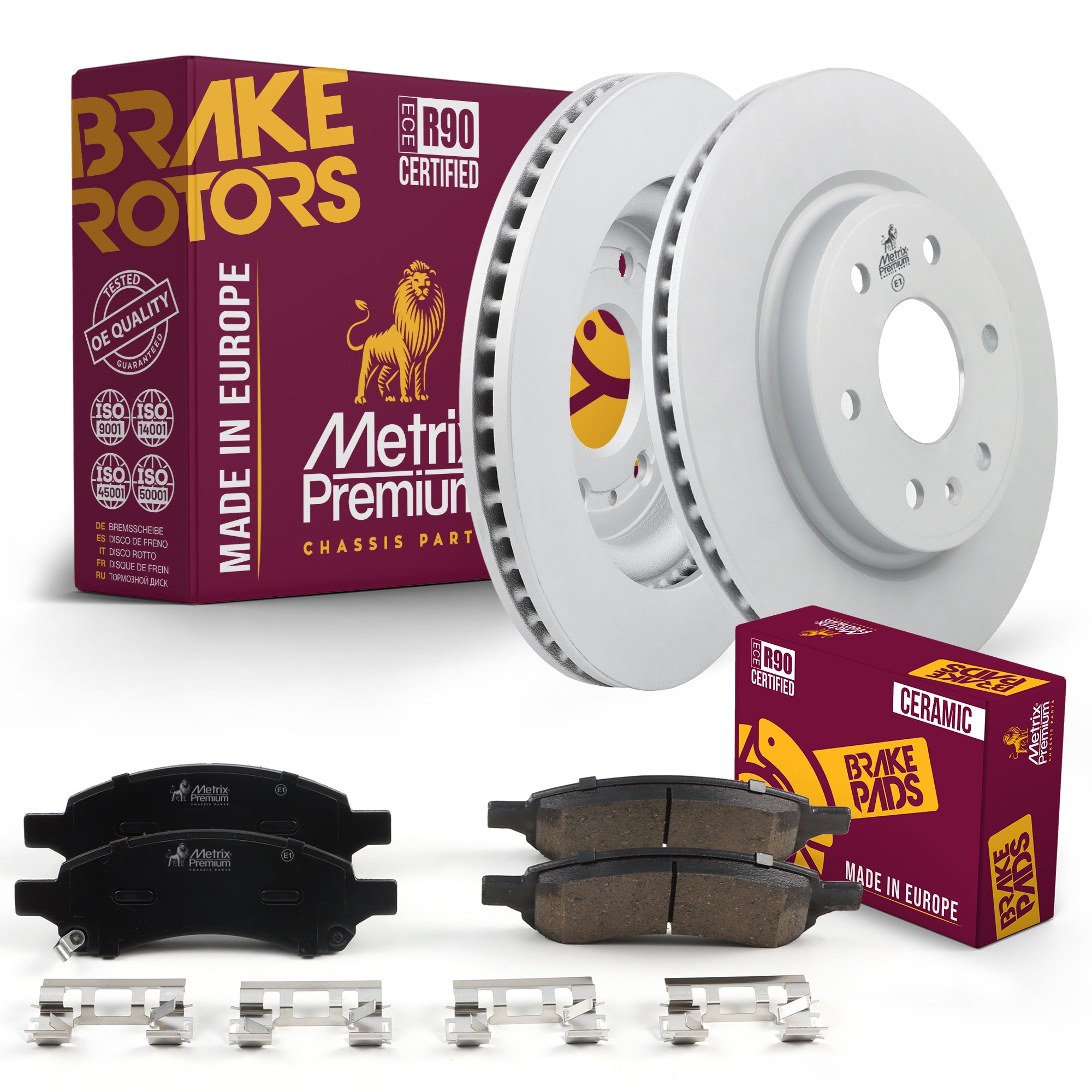 Metrix Premium Front Brake Kit 95772MT OEM fit auto parts