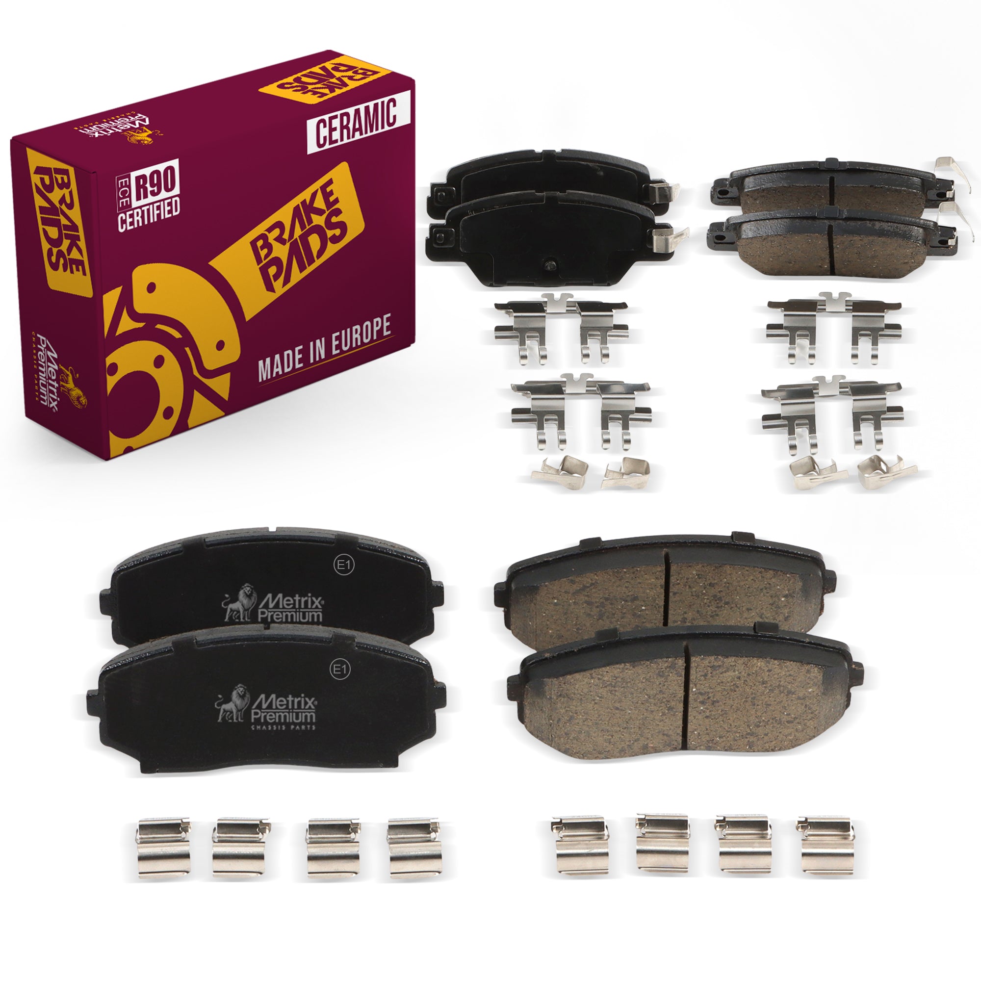 Metrix Premium Front & Rear Brake Pad Kit 95784MT OEM fit auto parts