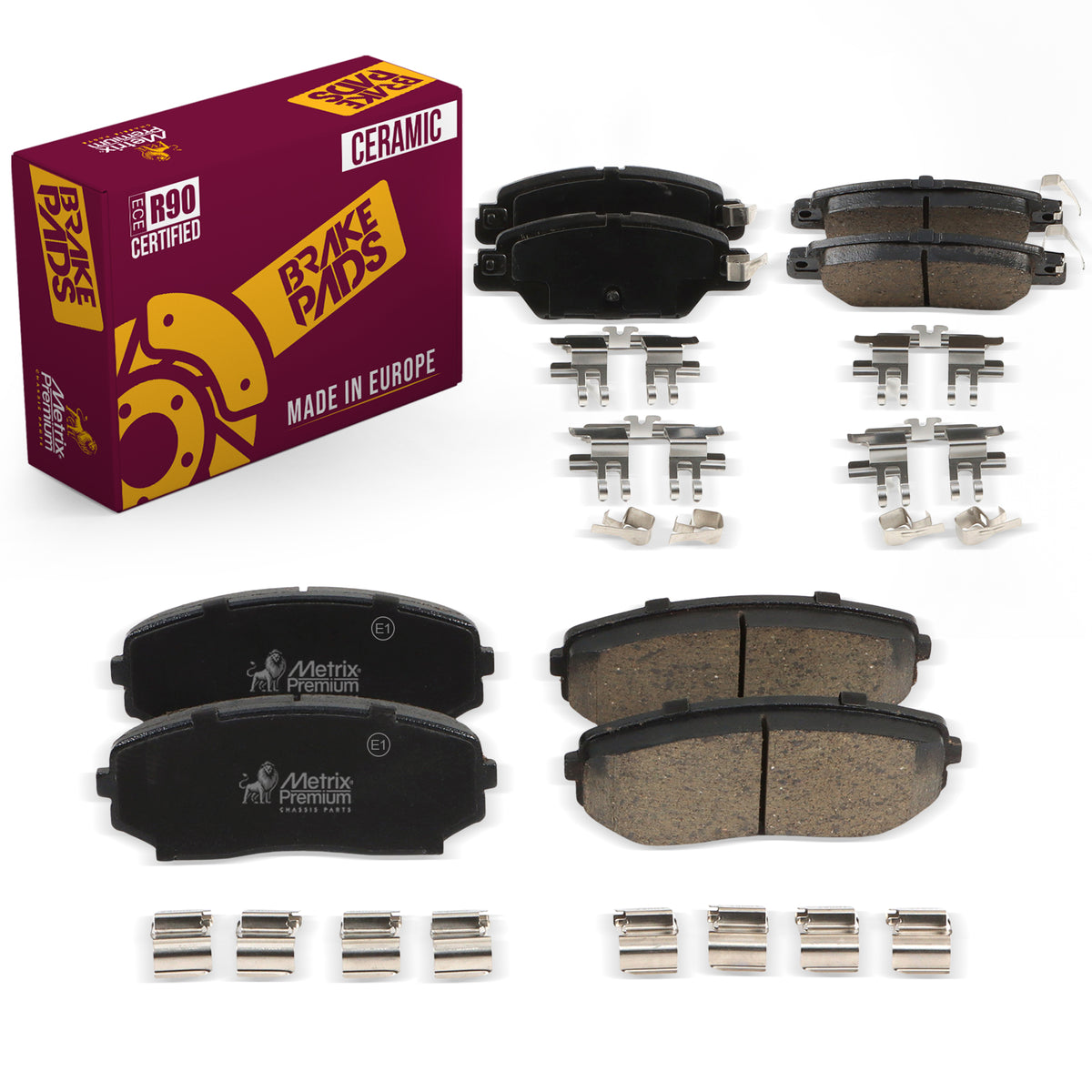 Metrix Premium Front & Rear Brake Pad Kit 95784MT OEM fit auto parts