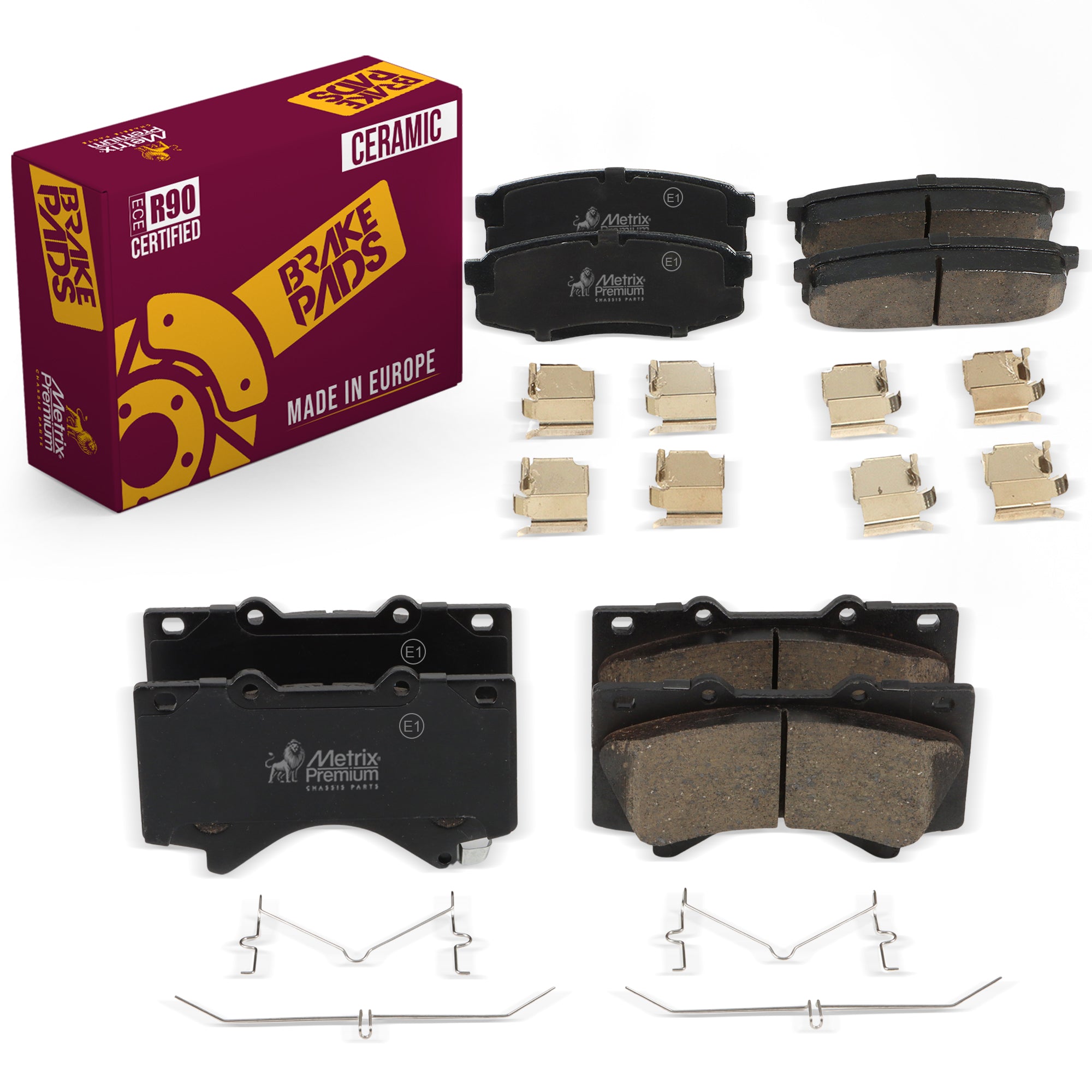 Metrix Premium Front & Rear Brake Pad Kit 95787MT OEM fit auto parts