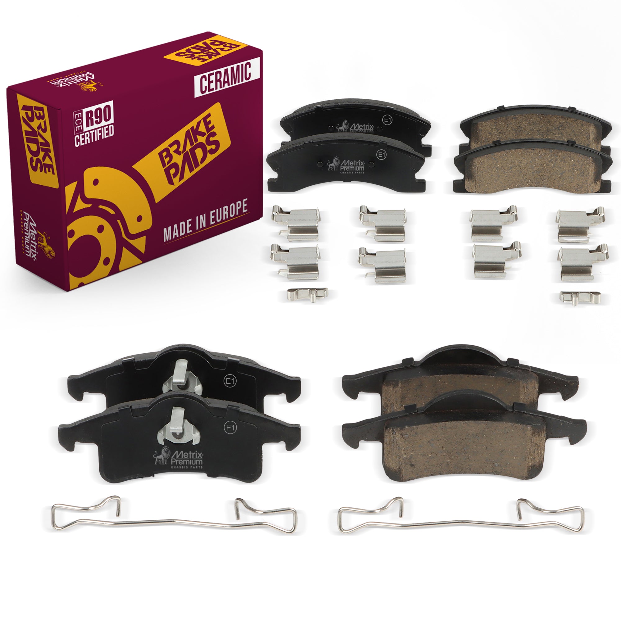 Metrix Premium Front & Rear Brake Pad Kit 95792MT OEM fit auto parts