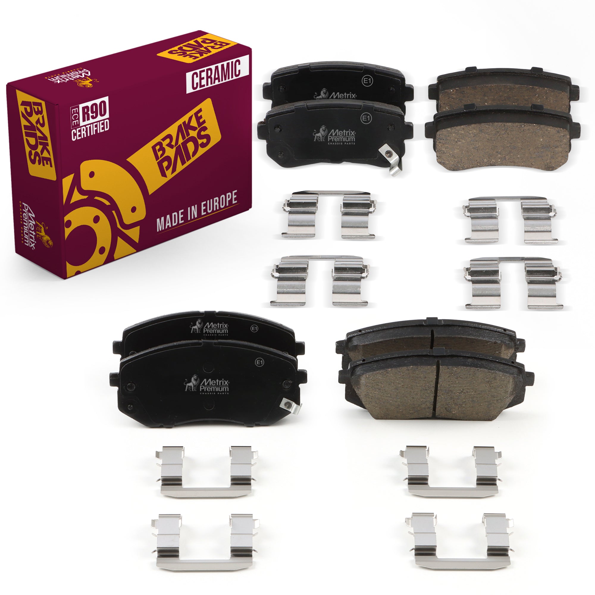 Metrix Premium Front & Rear Brake Pad Kit 95796MT OEM fit auto parts