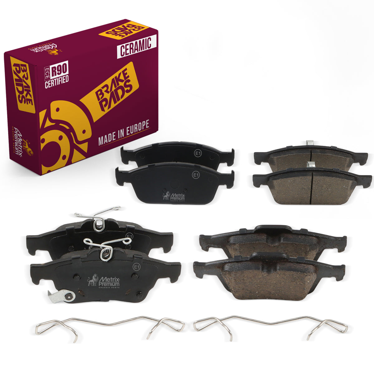 Metrix Premium Front & Rear Brake Pad Kit 95810MT OEM fit auto parts