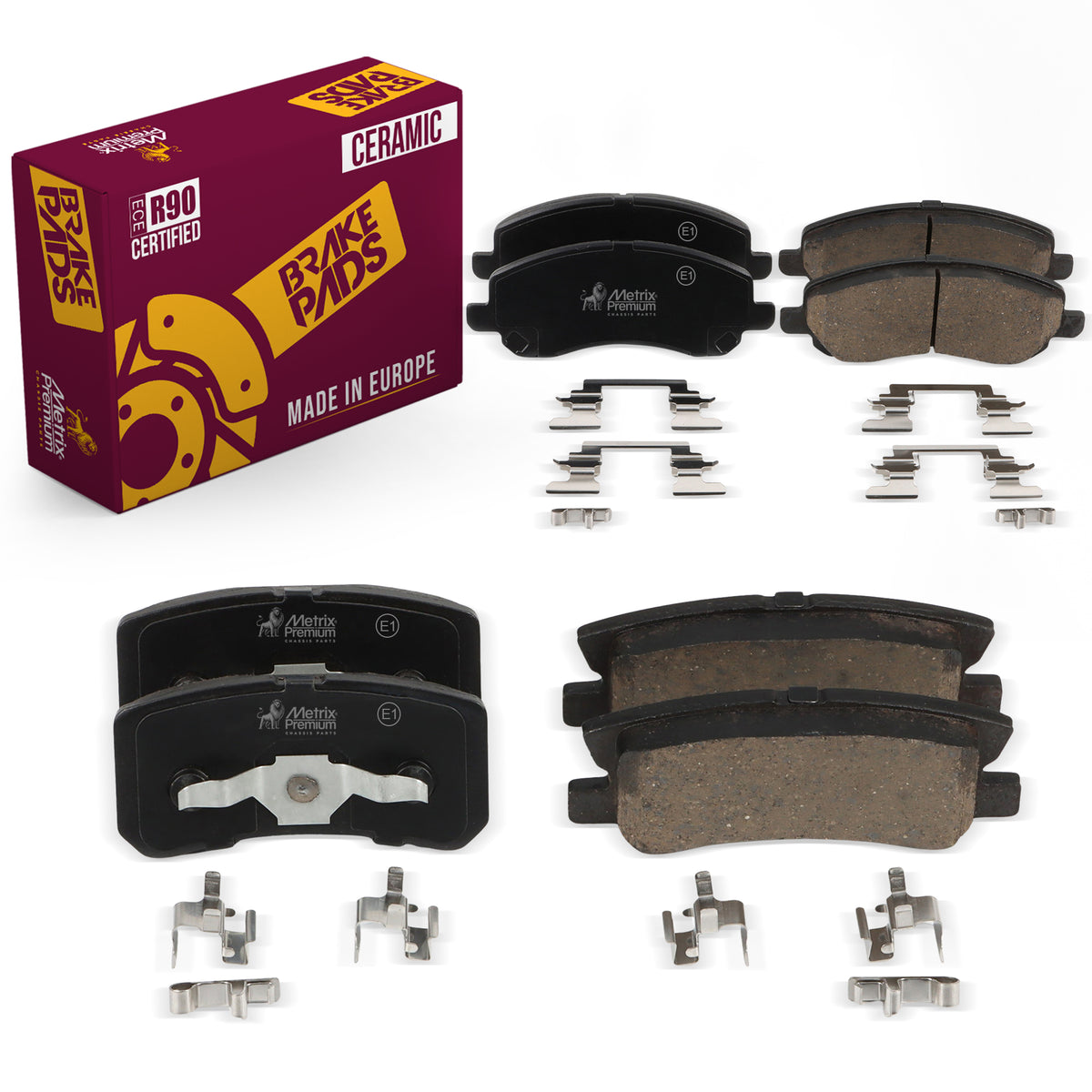 Metrix Premium Front & Rear Brake Pad Kit 95817MT OEM fit auto parts