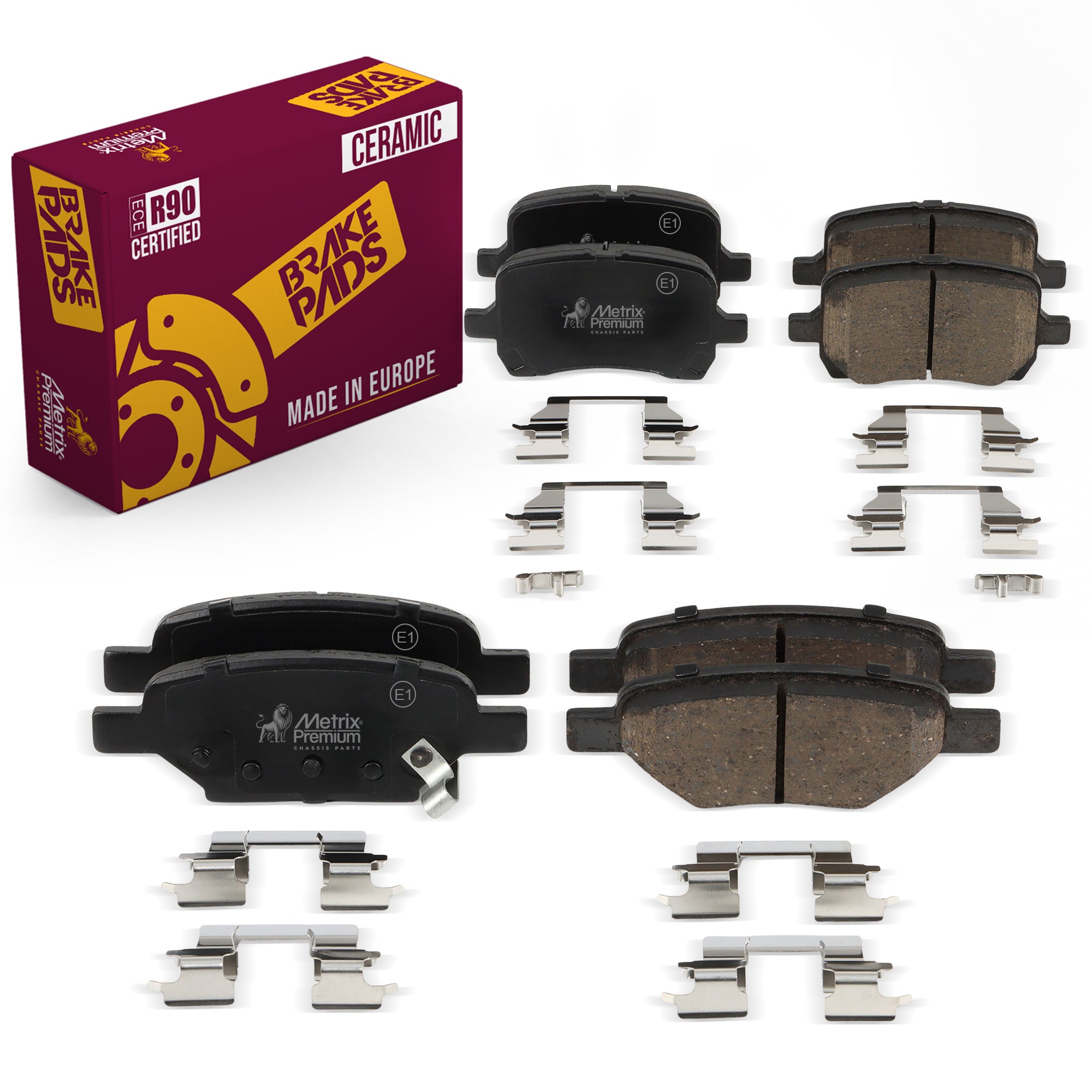 Metrix Premium Front & Rear Brake Pad Kit 95818MT OEM fit auto parts