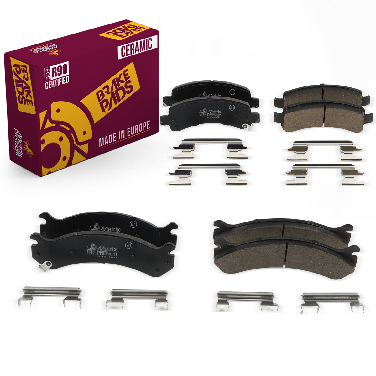 Metrix Premium Front & Rear Brake Pad Kit 95819MT OEM fit auto parts