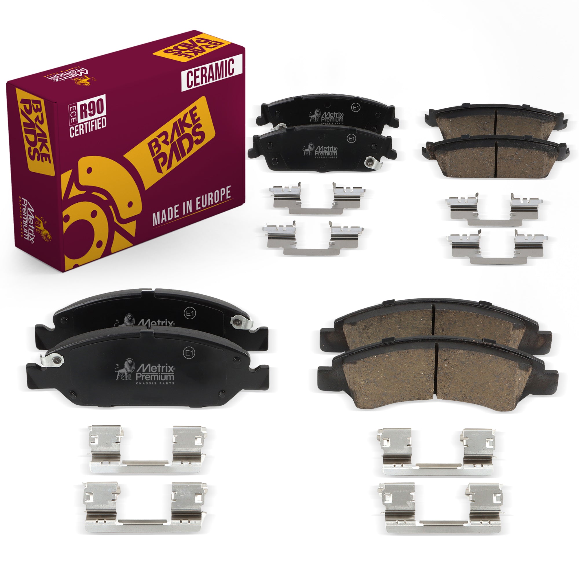 Metrix Premium Front & Rear Brake Pad Kit 95824MT OEM fit auto parts