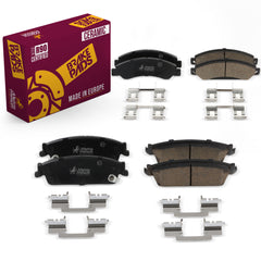 Metrix Premium Front & Rear Brake Pad Kit 95825MT OEM fit auto parts
