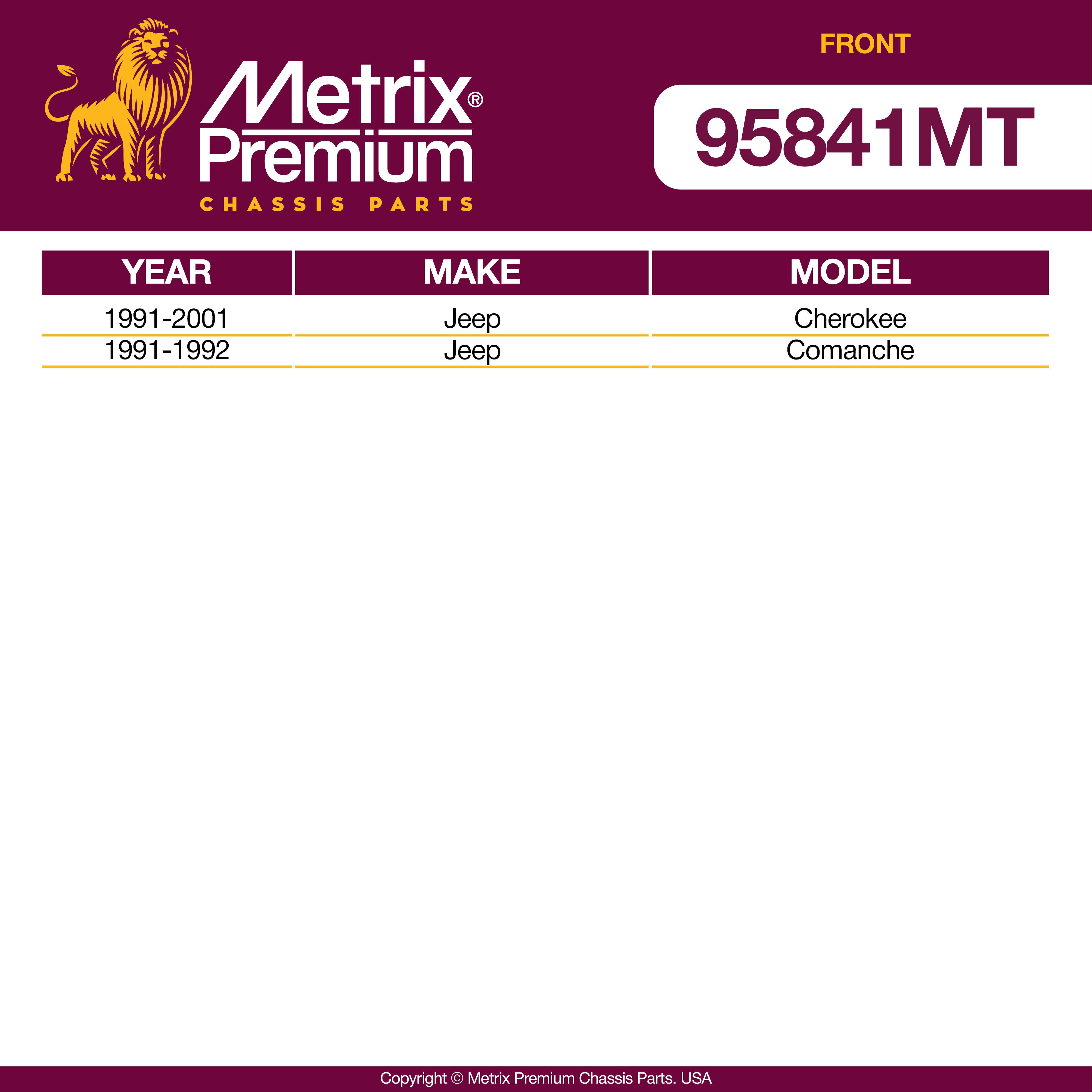 Metrix Premium 10 PC Front Suspension Kit 95841MT OEM fit aftermarket auto parts