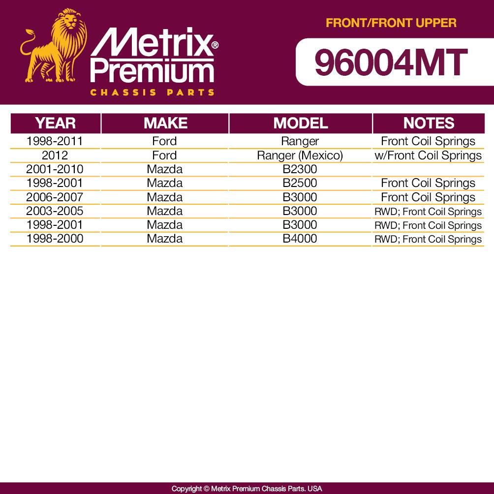 Metrix Premium 4 PC Stabilizer Bar Link and  Control Arm 96004MT OEM fit