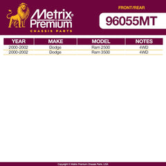 Metrix Premium 4 PC  Stabilizer Bar Link Kit 96055MT OEM fit