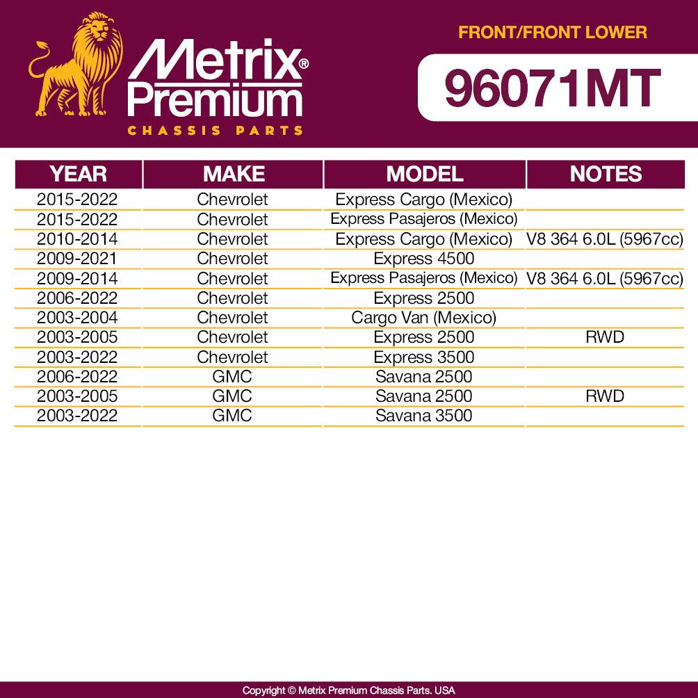 Metrix Premium 4 PC Stabilizer Bar Link and Lower Ball Joint Kit 96071MT OEM fit