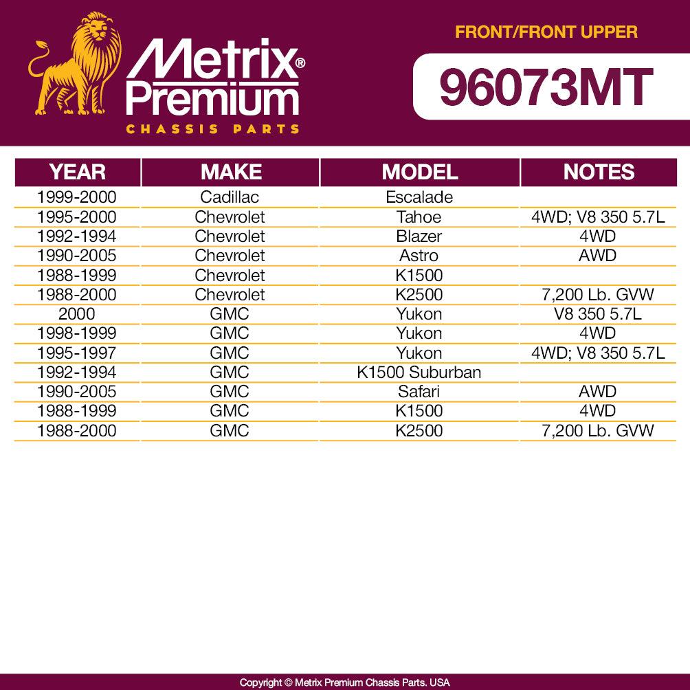Metrix Premium 4 PC Stabilizer Bar Link and Upper Ball Joint Kit 96073MT OEM fit