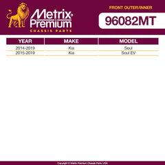 Metrix Premium 4 PC Tie Rod End and Tie Rod End  96082MT OEM fit