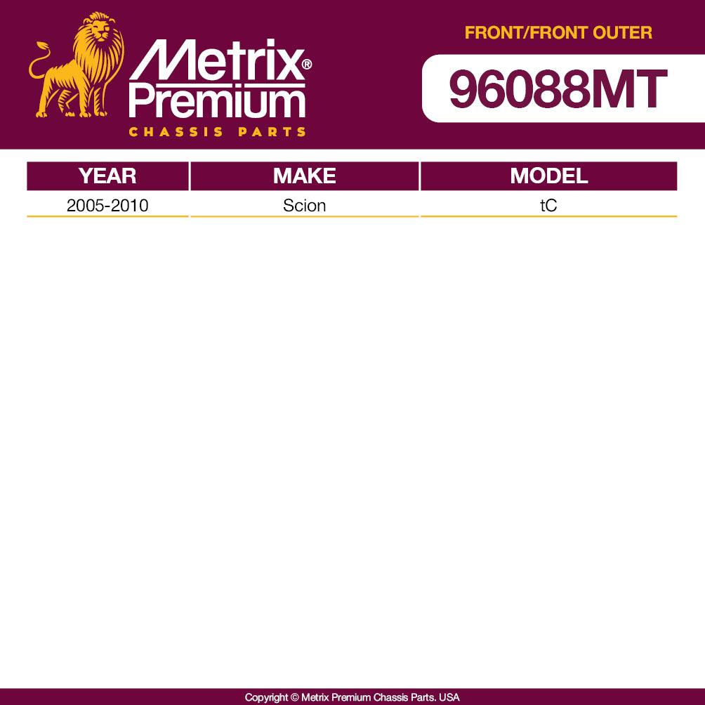 Metrix Premium 4 PC Tie Rod End and Stabilizer Bar Link  96088MT OEM fit