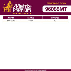 Metrix Premium 4 PC Tie Rod End and Stabilizer Bar Link  96088MT OEM fit