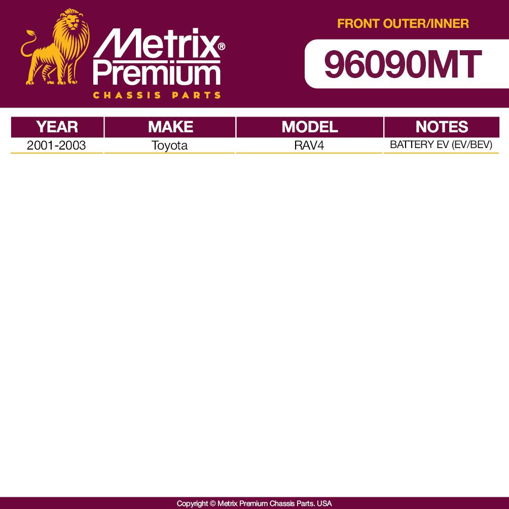 Metrix Premium 4 PC Tie Rod End and Tie Rod End  96090MT OEM fit