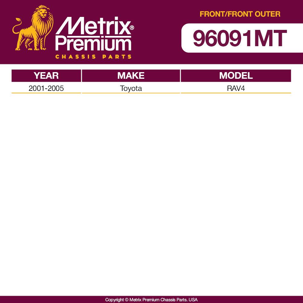 Metrix Premium 4 PC Tie Rod End and Stabilizer Bar Link  96091MT OEM fit