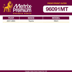 Metrix Premium 4 PC Tie Rod End and Stabilizer Bar Link  96091MT OEM fit