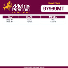 Metrix Premium 4 PC Front Stabilizer Bar Link and Rear Stabilizer Bar Link Kit 97969MT OEM fit auto parts fitment compability