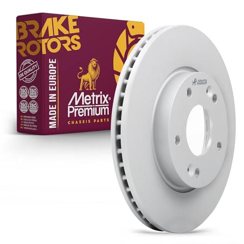 Metrix Premium Front Coated Vented Disc Brake Rotor Fits Hyundai Kona, Hyundai Venue, Hyundai Veloster, Hyundai Elantra, Elantra GT, Elantra Coupe, Kia Soul, Kia Forte, Forte5, Forte Koup