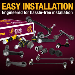 Metrix Premium Front End 12 PC Suspension Kit 95898MT for Chevrolet, GMC easy installation